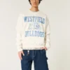 Baggy denim schildersshort
