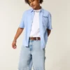 Baggy denim schildersshort