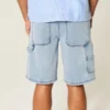 Baggy denim schildersshort