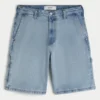 Baggy denim schildersshort