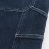 Baggy denim schildersshort