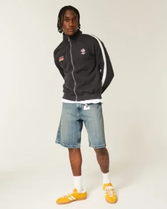 Baggy denim short