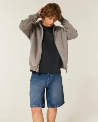 Baggy denim short