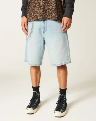 Baggy denim short