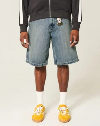Baggy denim short