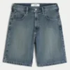 Baggy denim short