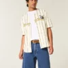 Baggy denim short met medium wassing Baggy denim short met medium wassing