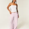 Baggy flanellen broek