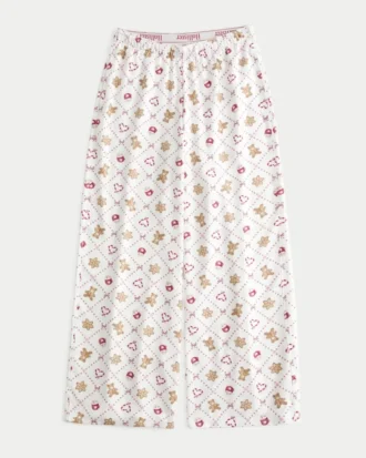 Baggy flanellen broek