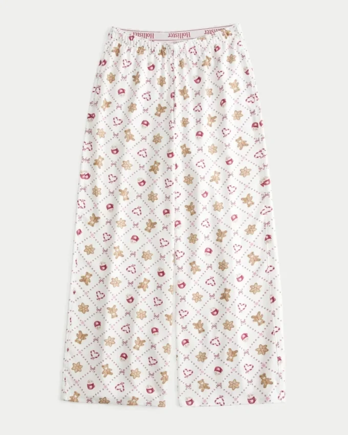 Baggy flanellen broek