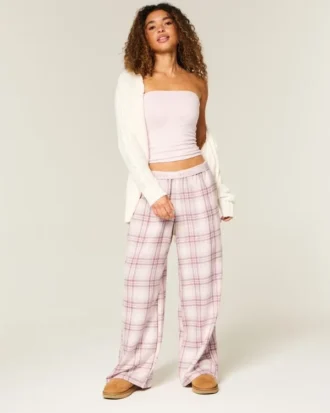 Baggy flanellen broek Baggy flanellen broek