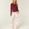 Baggy flanellen broek