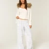 Baggy flanellen broek