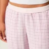 Baggy flanellen broek