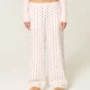 Baggy flanellen broek