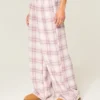 Baggy flanellen broek
