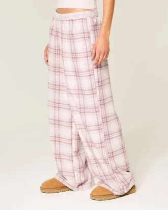 Baggy flanellen broek Baggy flanellen broek