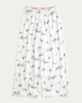 Baggy flanellen broek