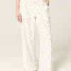 Baggy flanellen broek