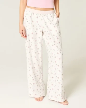 Baggy flanellen broek