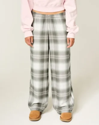 Baggy flanellen broek Baggy flanellen broek