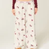 Baggy flanellen broek