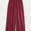 Baggy flanellen broek