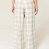 Baggy flanellen broek