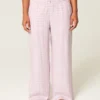 Baggy flanellen broek