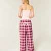 Baggy flanellen broek