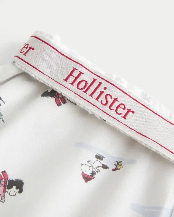 Baggy flanellen broek