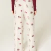 Baggy flanellen broek
