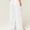 Baggy flanellen broek