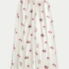 Baggy flanellen broek