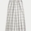 Baggy flanellen broek