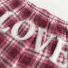 Baggy flanellen broek