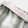 Baggy flanellen broek