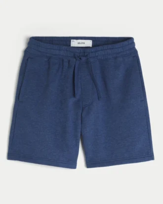 Baggy fleece short boven de knie