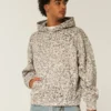 Baggy hoodie met luipaardprint Baggy hoodie met luipaardprint