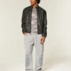 Baggy joggingbroek met dubbele slangengrafiek