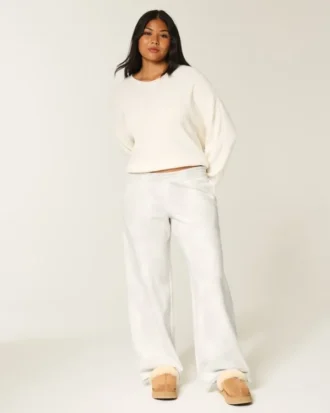Baggy joggingbroek met hertenprint