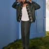 Baggy joggingbroek met slangengrafiek