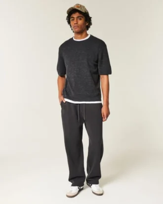 Baggy joggingbroek met slangengrafiek