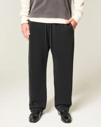 Baggy joggingbroek met spinborduursel