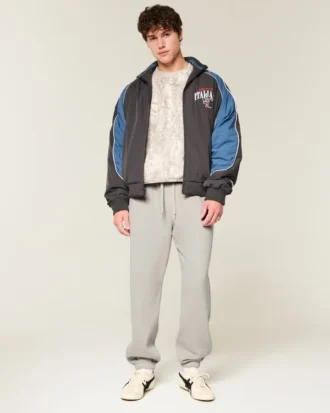 Baggy joggingbroek met trekkoord