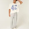 Baggy joggingbroek met trekkoord Baggy joggingbroek met trekkoord