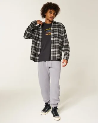 Baggy joggingbroek met trekkoord