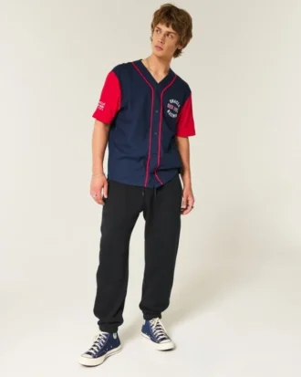 Baggy joggingbroek met trekkoord