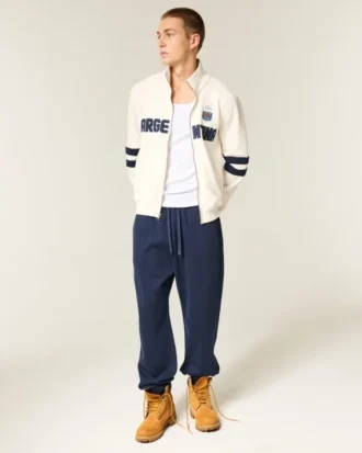 Baggy joggingbroek met trekkoord