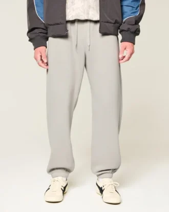 Baggy joggingbroek met trekkoord